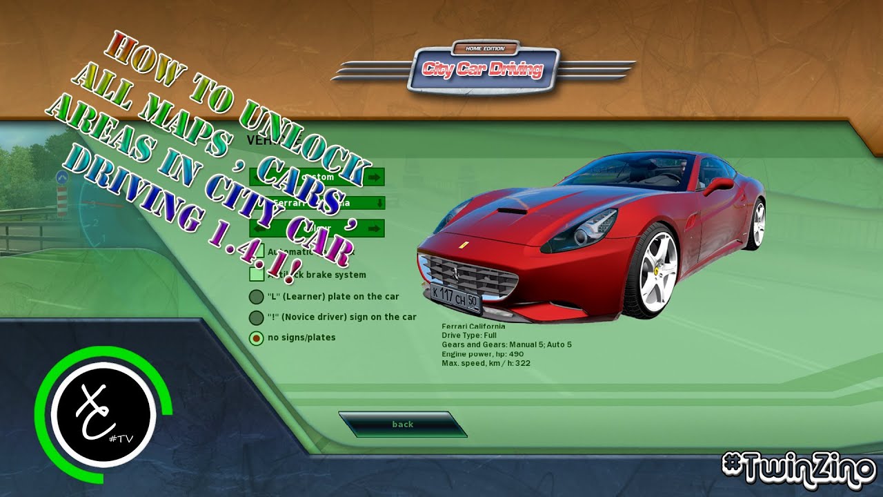 city car driving 1.4.1 corvette