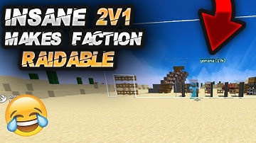 INSANE 2V1 MAKES FACTION RAIDABLE! - Minecraft on a Ladder | Minecraft HCF