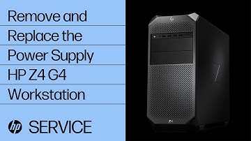 Remove and Replace the Power Supply | HP Z4 G4 Workstation | HP
