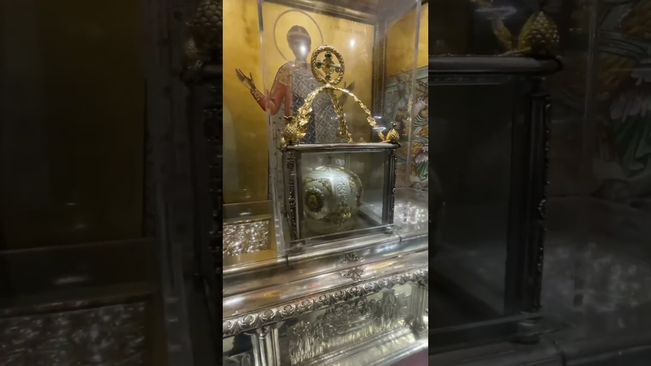 Thessaloniki 🇬🇷 Saint Dimitrios church and relics. Greece. Άγιος Δημήτριος