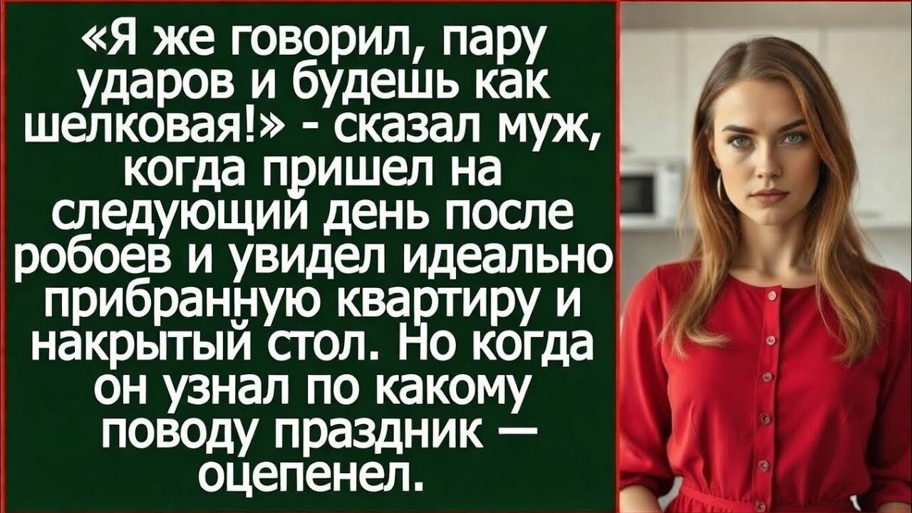 «Я же говорил, пару ударов и будешь как шелковая!» - сказал муж, но уже через 5 минут...