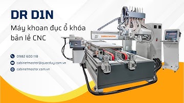 Máy Khoan Ổ Khóa Bản Lề Cửa Tự Động CNC Nhanh Chóng - DR D1N