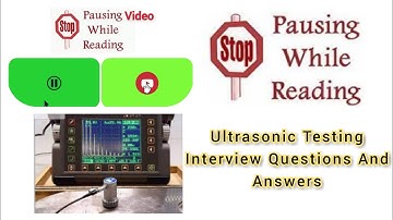 Ultrasonic Testing Question and Answer for Interview in PPT.