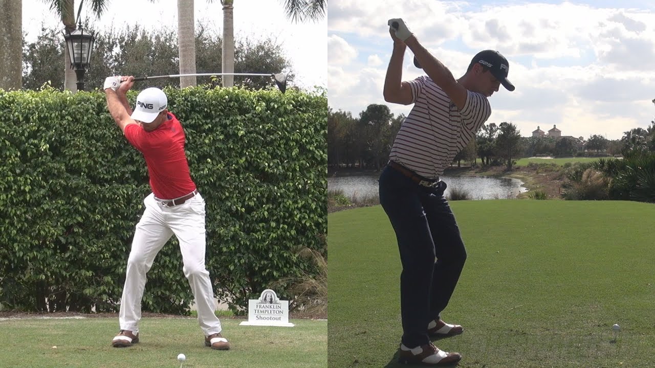callaway golf BILLY HORSCHEL - SYNCED DRIVER GOLF SWING FACE-ON DTL REG & SLOW MOTION - 1080p HD