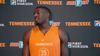 Vols freshman forward DeWayne Brown talks summer practice | Tennessee Basketball