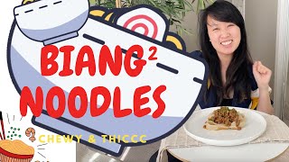 The CHEWIEST, TASTIEST, & BEST HAND-PULLED BIANG BIANG NOODLES recipe by Amy Lam 475 views 3 years ago 3 minutes, 33 seconds
