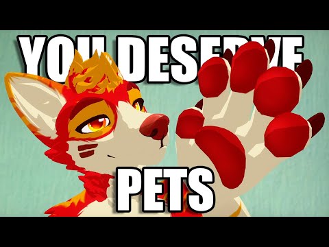 Furry ASMR ∣ Yes! You Deserve Pets! ❤️ (whispering, petting, face tracing, tippy tappies ...)