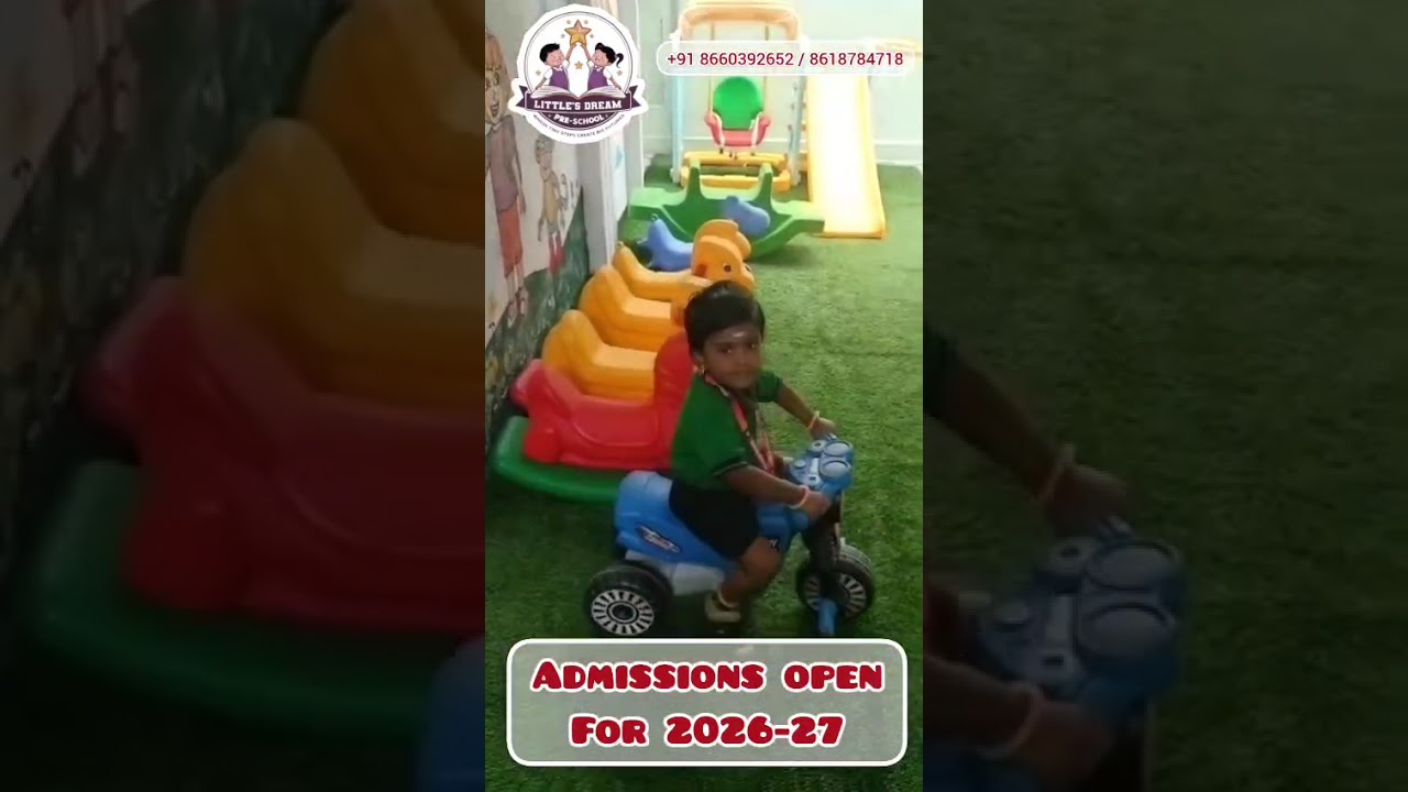Admissions are now open for the academic year 2026&ndash;27 at Little&rsquo;s Dream Pre-School 🎓✨