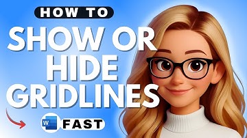 How to Show or Hide Gridlines in Microsoft Word - 2025