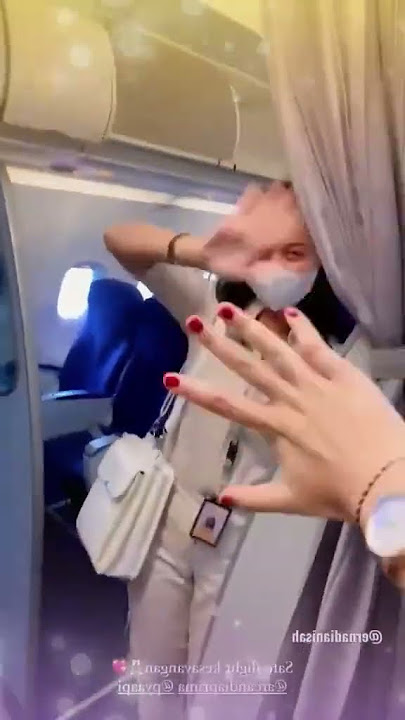 Pramugari Cantik Kenapa Malu? di video saat akan bertugas #pramugari #penerbangan #pramugaricantik