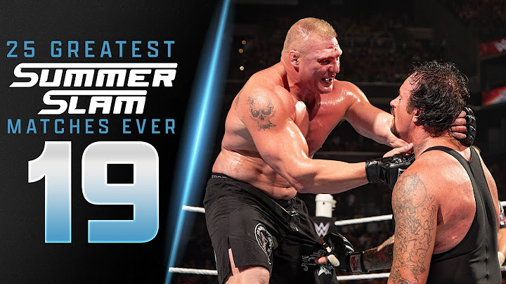 FULL MATCH: Brock Lesnar vs. The Undertaker: SummerSlam 2015