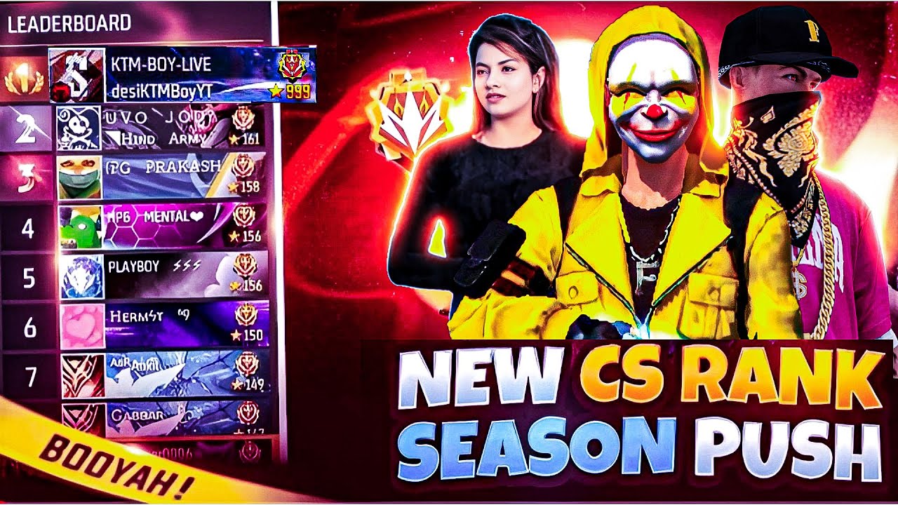 FREE FIRE LIVE : CS PUSH LIVE TEAM CODE DESI KTM BOY LIVE | #freefire ...