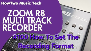 #100 How To Set The Recording Format ZOOM R8
