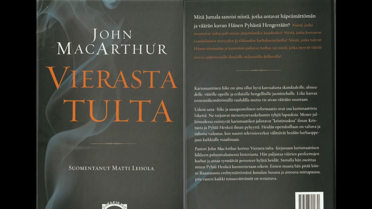Vierasta Tulta - John MacArthur - Luku 1