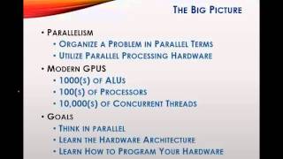 CUDA Programming Fundamentals Part I