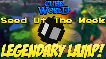 CubeWorld Seed Of The Week - LEGENDARY LAMP!