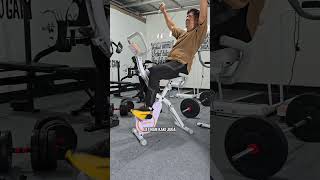 sepeda statis x-bike bodimax sadel lebar ada sandarannya plus resistance band terapi lutut oa