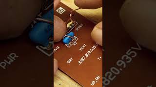 unsolder 3pin ceramic filter 4mHz use solder amd huck