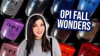 OPI Fall Wonders Nail Polish Collection 2022 Swatch and Review || KELLI MARISSA