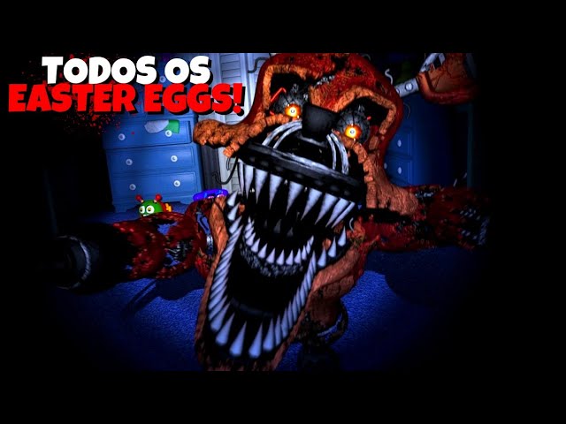 Mundo Dos Jogos: Five Nights At Freddy's 4 (Alguns) EASTER EGGS!!!