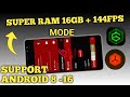 Unlock 120fps Android + Ram 16GB 144FPS No-Root 100% Working | Max FPS Fix Lag - No Root