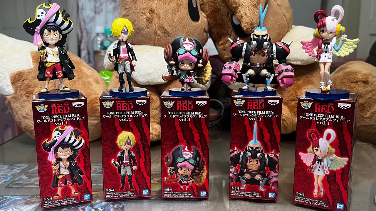 開箱!WCF X 海賊王劇場版RED!! 第一彈!紅髮歌姬降臨~~~ - YouTube