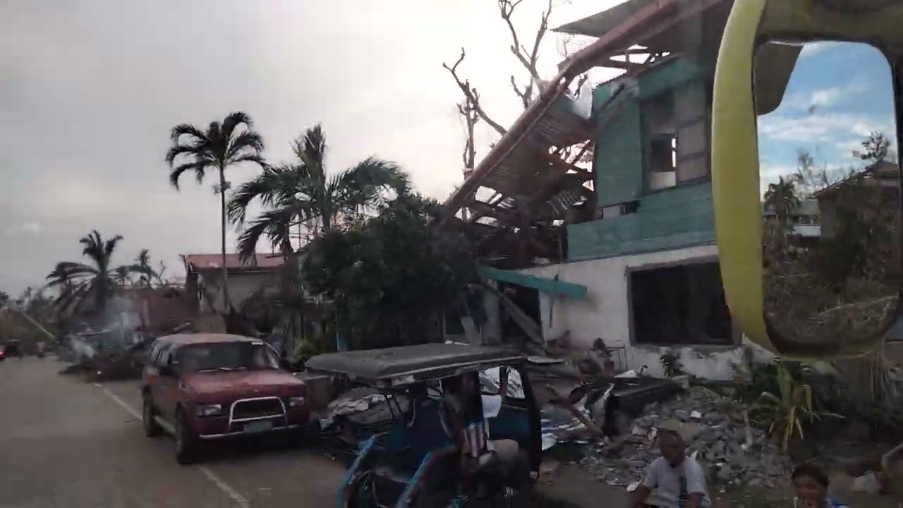 Bogtong Inabanga Bohol Philippines Bagyong Odette.