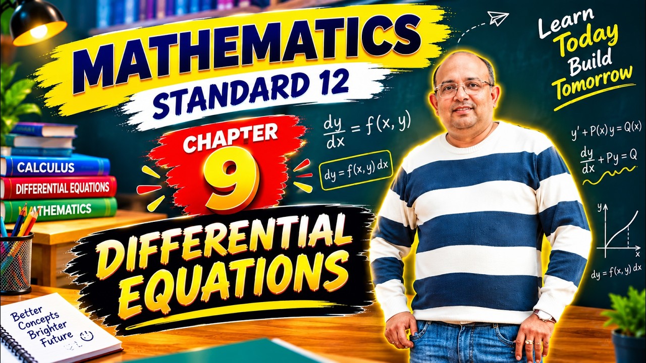 STANDARD-12 MATHEMATICS CHAPTER-9 - YouTube