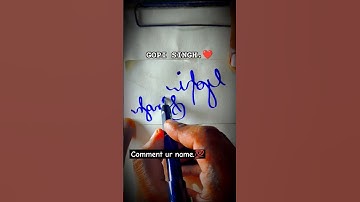 👉 GOPI SINGH👈...If u want REVERSE NAME with cursive..👍 FOLLOW #shorts #youtubeshorts