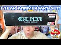WE GOT THE Japanese One Piece Card Game 1 Year Anniversary Set! I can't believe we WON this!