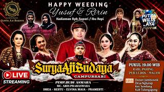 Download lagu LIVE CAMPURSARI SURYA AJI BUDAYA ๐ด Wedding Yusuf & Kirin | Dusun Jambuwok, Sendang Tulungagung