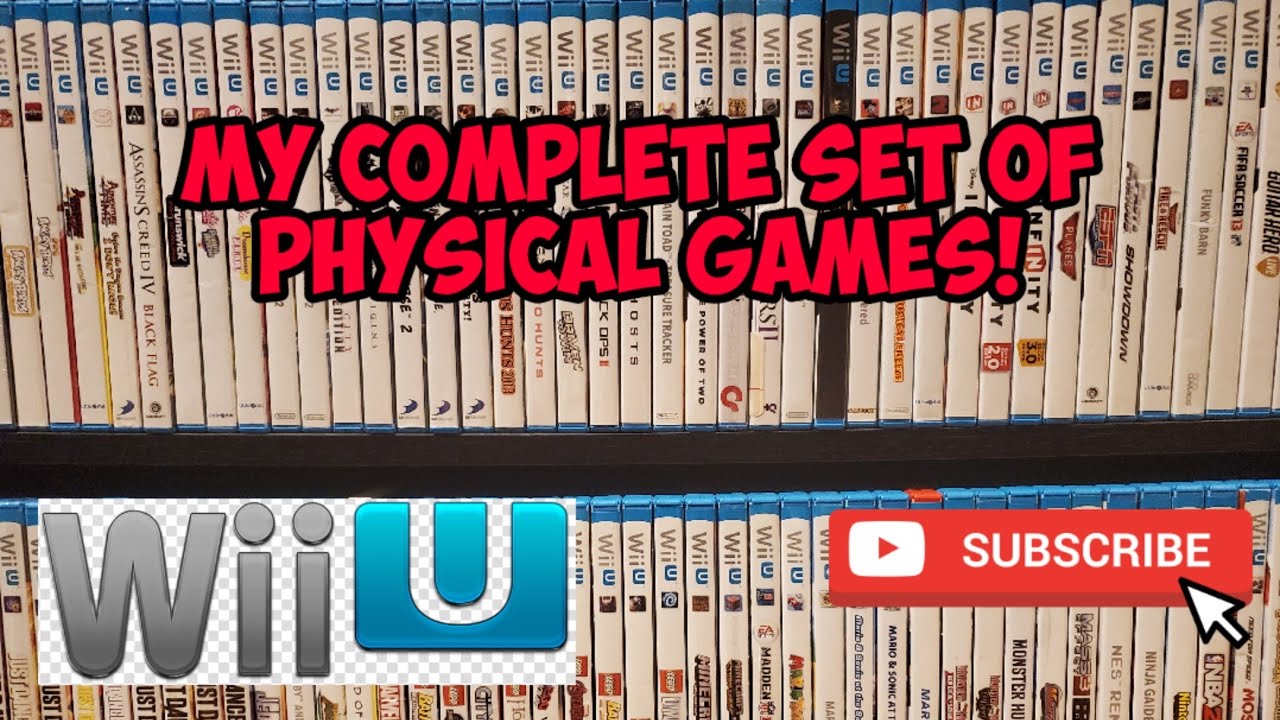 My Complete Nintendo Wii U Game Collection! Showing One Of Every