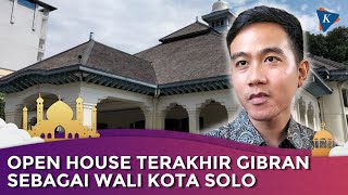 Gibran Gelar Open House Terakhir Sebagai Wali Kota, Pastikan Makanan Lebih Banyak