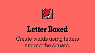 NYTIMES Games Letter Boxed Puzzle Solved in ONLY 4 Words! || NYT Letter Boxed Puzzle April 1st, 2024