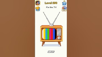 DOP 5 DAILY PUZZLE #290 - FIX THE TV #dop5 #dop5shorts #dop5gameplay #viral #shorts