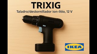 TRIXIG Taladro/destorn ion-litio, 12 V