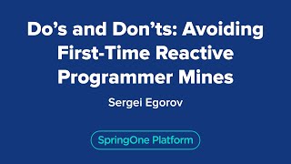 Do’s and Don’ts: Avoiding First-Time Reactive Programmer Mines