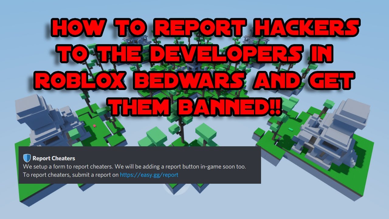 DV on X: This is bad so apparently there's a script hackers are using  in BedWars that will now auto report players to Roblox for harassment and  exploiting if you say L