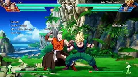 DBFZ - SSJ Goku Sparking Blast Combo (Team Goku)