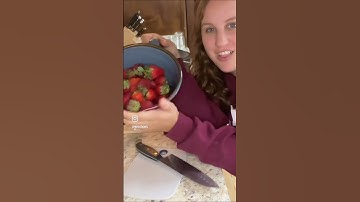 🍓Strawberry Jam 🍓 natural pectin - quick Small batch recipes - no canning required - refrigerator