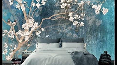 TOP 30+ Tranh dán tường phong cách Indochine Style 3D 5D 8D