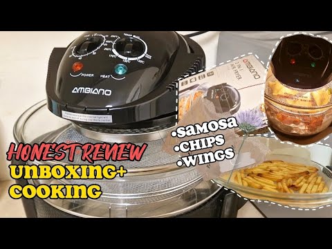 First Impressions: AMBIANO Halogen 2 in 1 Air Fryer Unboxing and First Cook