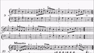 ABRSM Piano 2023-2024 Grade 0 Initial A7 Reinagle Allegretto Op.1 No.9 Sheet Music