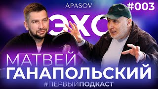 ГАНАПОЛЬСКИЙ: времена нищей журналистики прошли, Шария не смотрел, Украина не Россия /ПЕРВЫЙ ПОДКАСТ