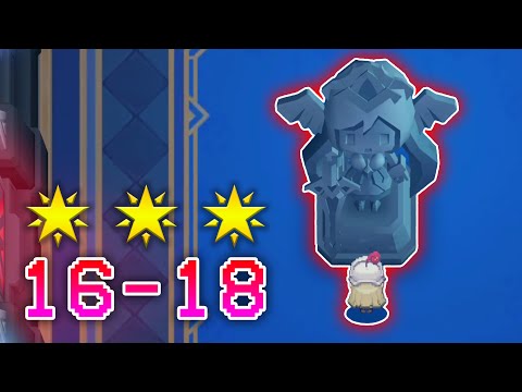 Guardian Tales 16-18 Walkthrough (Full 3 Star) | ???