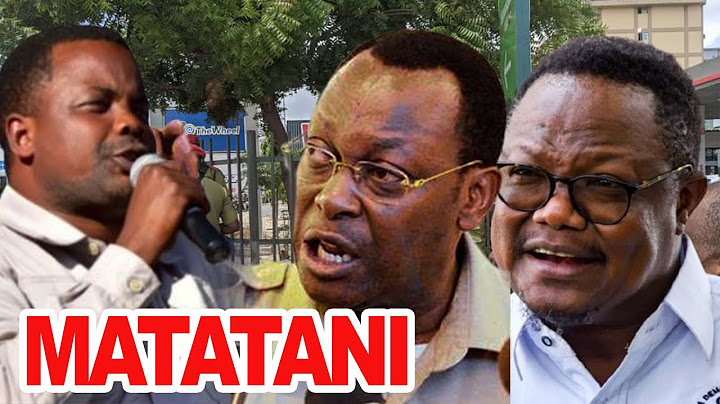 HAPATOSHI CHADEMA NA POLISI/HIVI NDIVYO WALIVYOKUTANA BARABARANI KWENYE MAANDAMANO