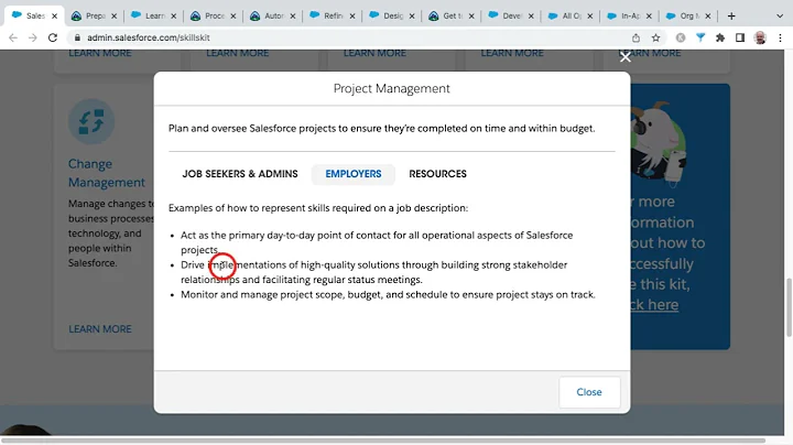 Skill #14 Project Management - Salesforce Admin Skills Kit