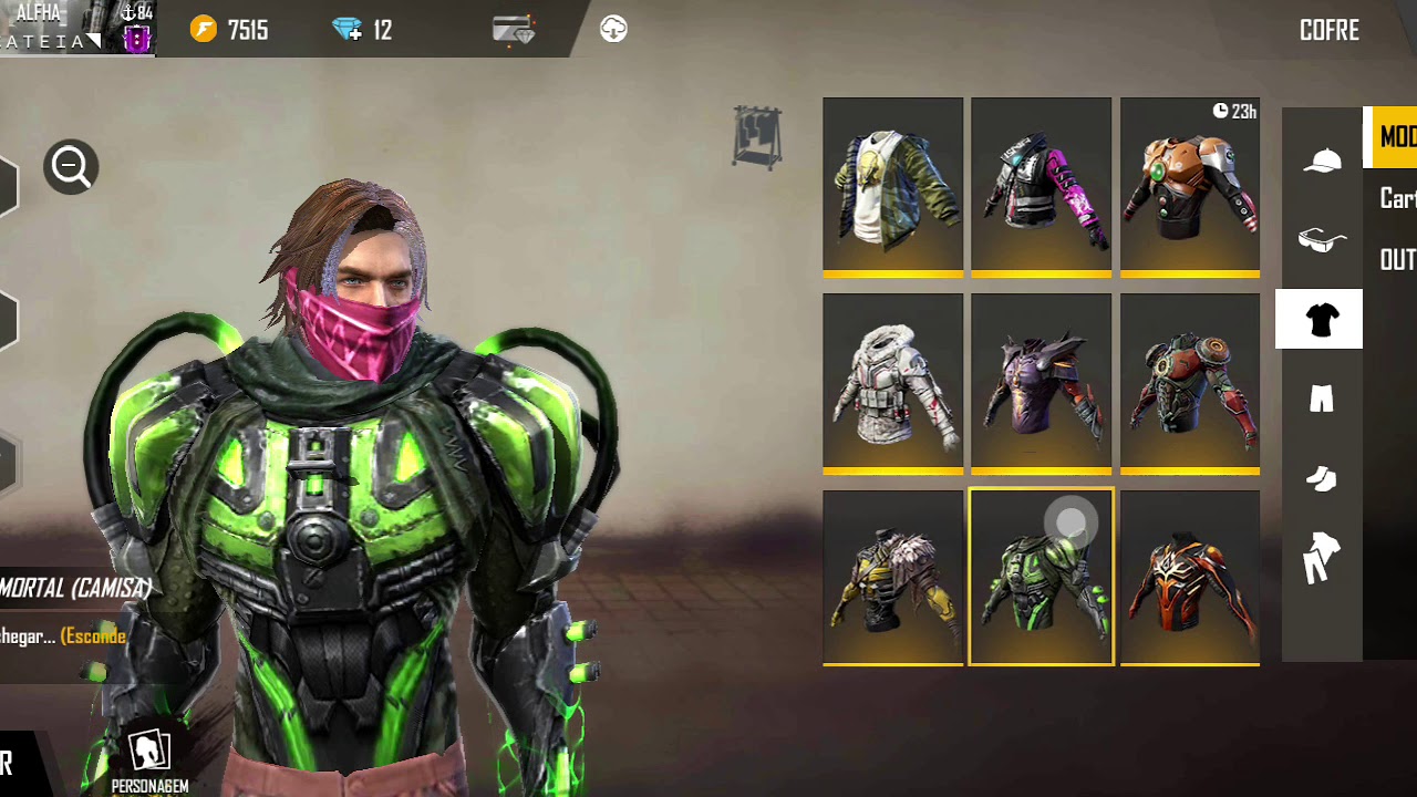 Mostrando todas minhas skins do Free fire da e a minha coleção - YouTube