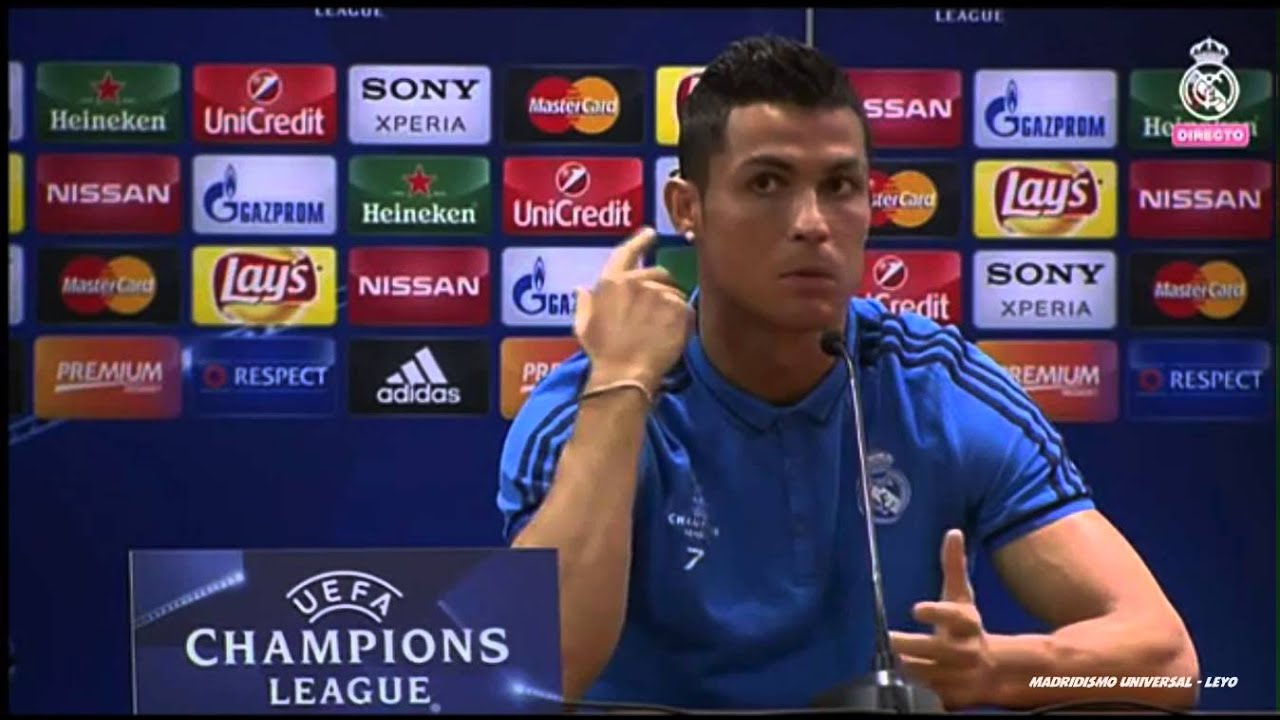 Rueda De Prensa | Cristiano Ronaldo | Roma | Ucl