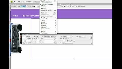 opening the fireworks file in dreamweaver